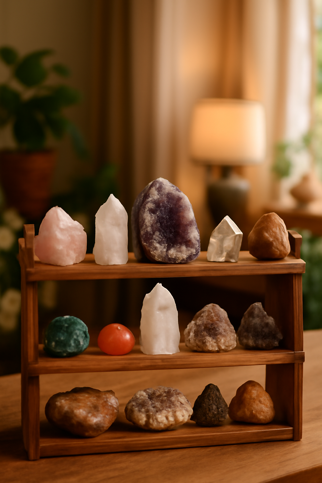 Cristaux et pierres décoratives : entretien et placement dans la maison